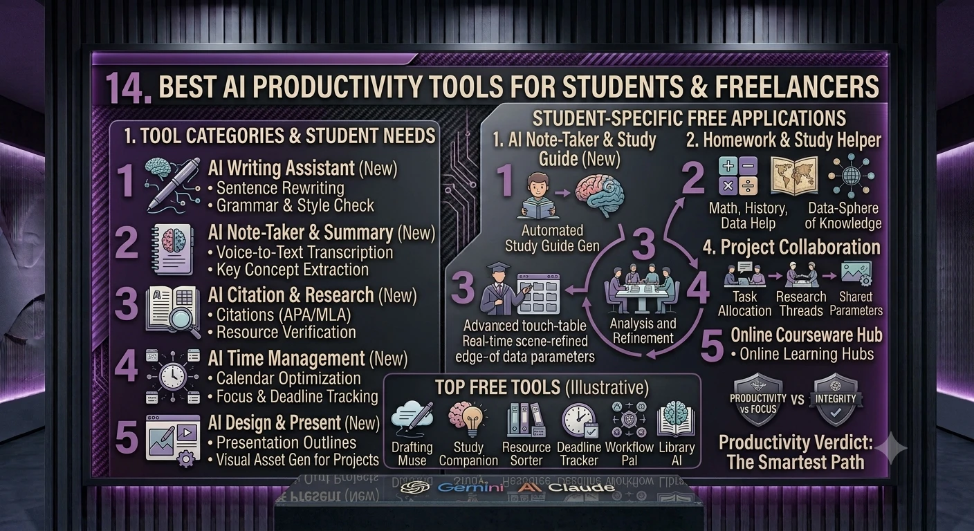 Best AI Productivity Tools for Students and Freelancers