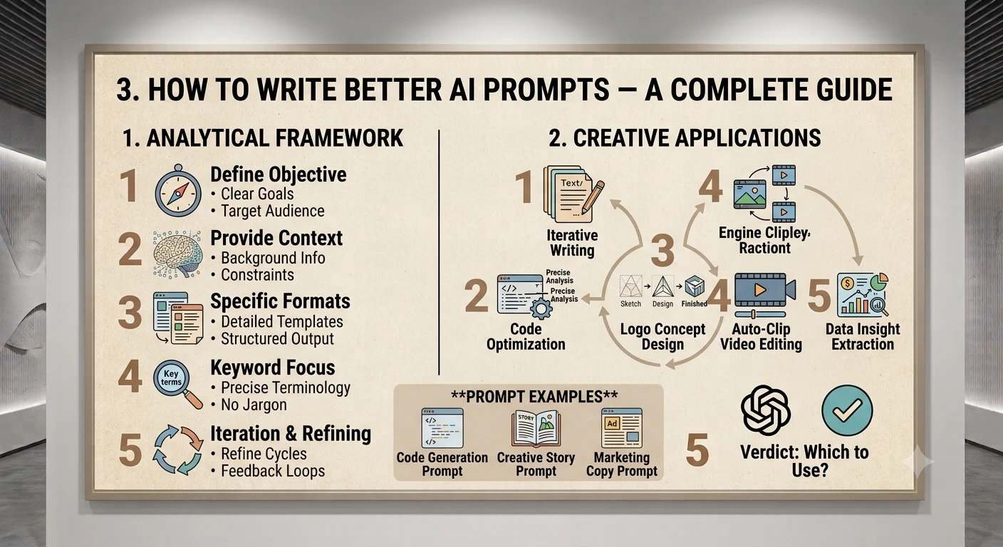 How to Write Better AI Prompts — A Complete Guide