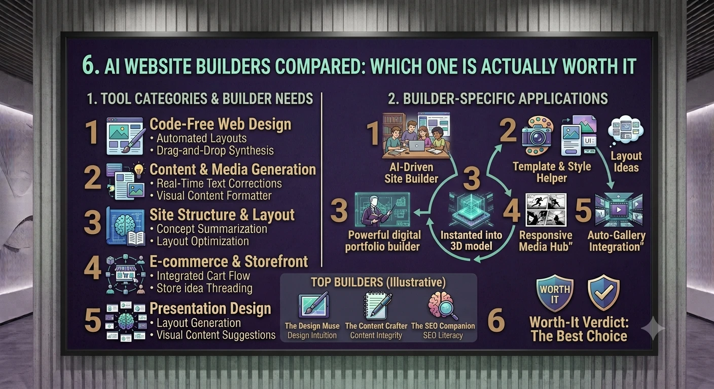 AI Website Builders Compared: Which One Is Actually Worth It